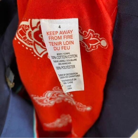 Tommy Hilfiger Navy Blue Spring Trench Coat with Hood - 4 china - Picture 11 of 12